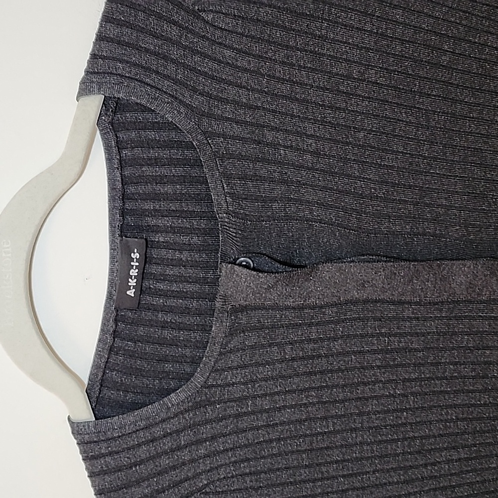 Akris Black Ribbed Sweater - Picture 7 of 16
